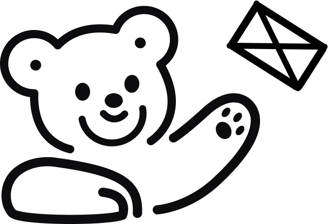 Baby bear illustration